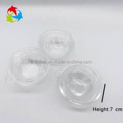 Hanging Transparent Pet Bath Bomb Clamshell Packaging