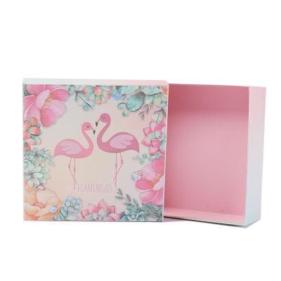 Green Color Cardboard Magnetic Paper Box with Ribbon