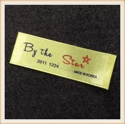 Custom Fashion Garment High Density Private Woven Main Labels