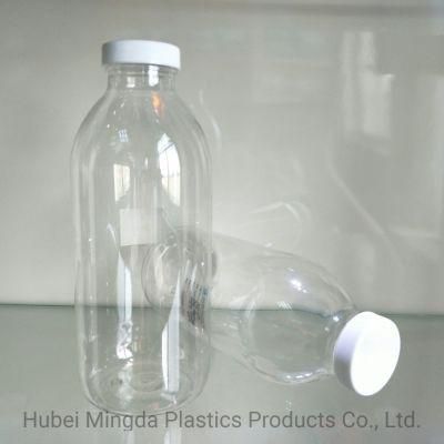 Pet 950ml Plastic Clear Sloping Bottle for Medicine/Food/Health Care Products Packaging