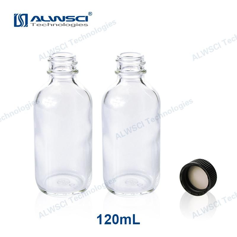 Alwsci Narrow Mouth 30ml 20-400 Boston Round Clear Glass Bottle