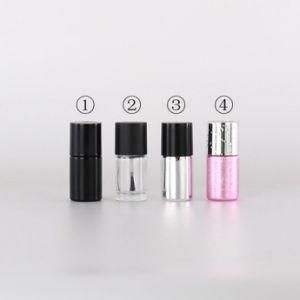 15ml Clear or Colourful Empty Glass Nail Polish Bottle with Brush Cap