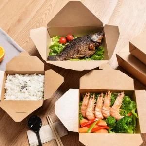 New Product Food Kraft Paper Boxes Eco Friendly Food Box for Packing