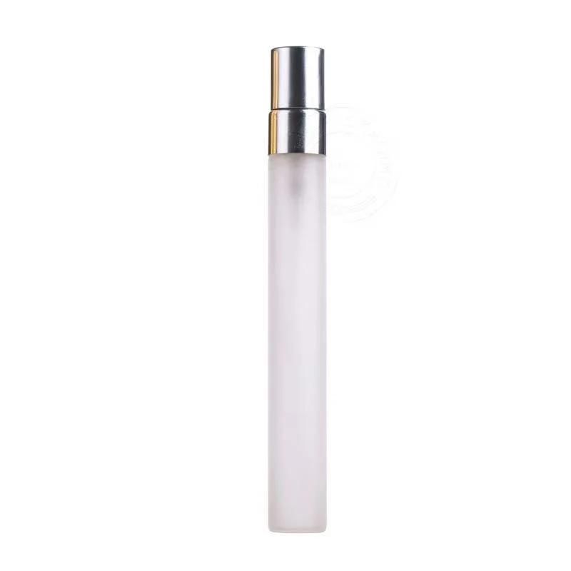 Matte Glass Bottle with Plating Aluminium Mist Spray Pump and Cap