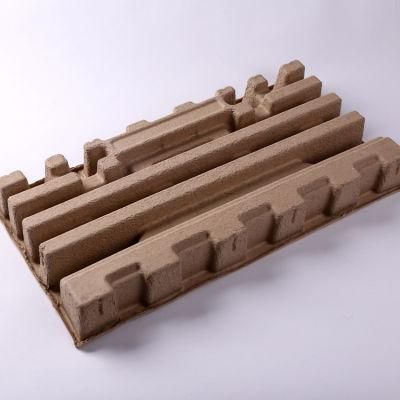 Custom Eco Friendly Biodegradable Molded Pulp Packing Box Tray Manufacturer