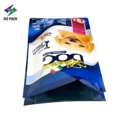 Dq Pack Custom Print Mylar Bag Custom Logo Side Gusset Bag Paper Bag for Dog Food Packaging