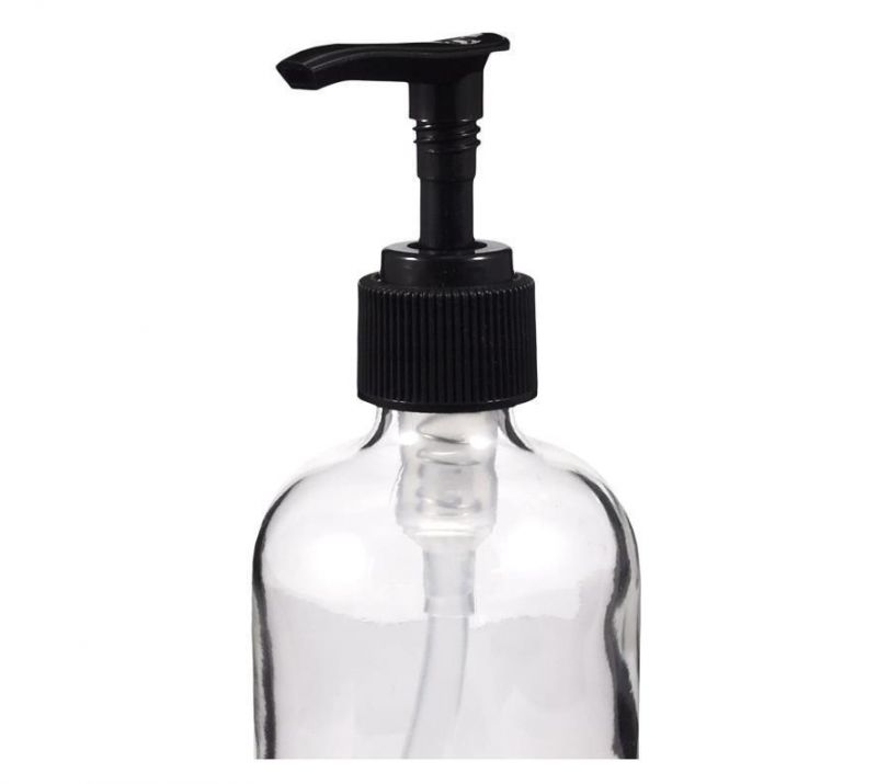 250ml 350ml 500ml Amber Clear Glass Hand Wash Bottle with Pump Lid