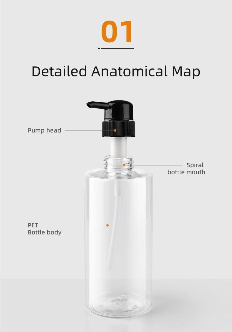 480ml Lotion Bottle Lotion Bottle Pet Bottle