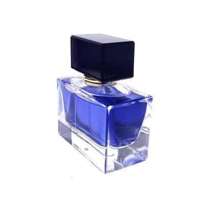 Perfume Bottle 30ml Portable Travel Ink Blue High-End Spray Bottle Glass Perfume Bottle Empty Bottle