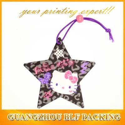 Star Shape Printed Gift Tags (BLF-T042)