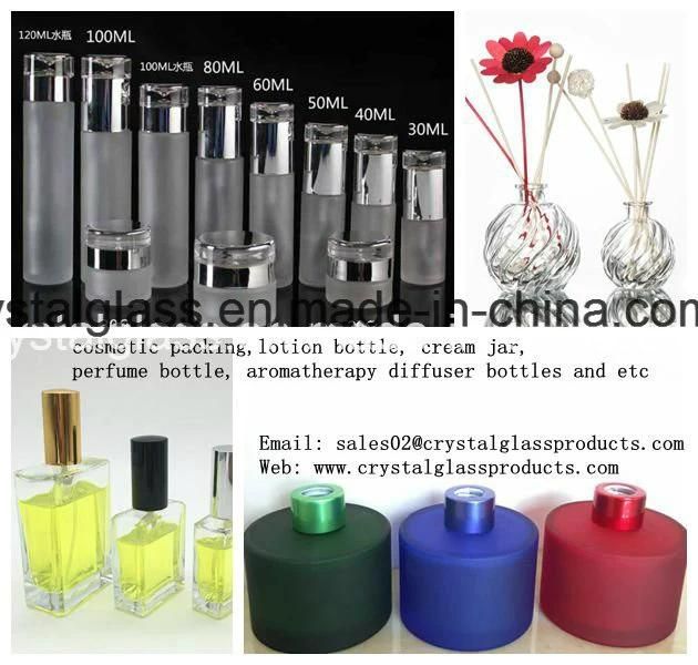 Wholesale Ball Shaped Liquid Soap Water Glass Caning with Pump Caps