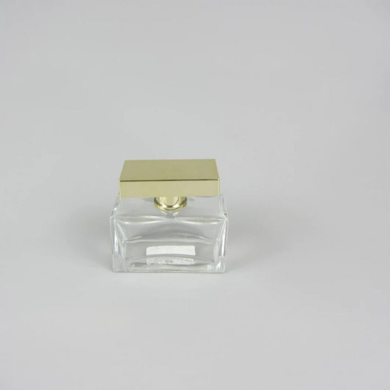 Colored Glass Perfume Bottle 100ml Square Glass Bottle