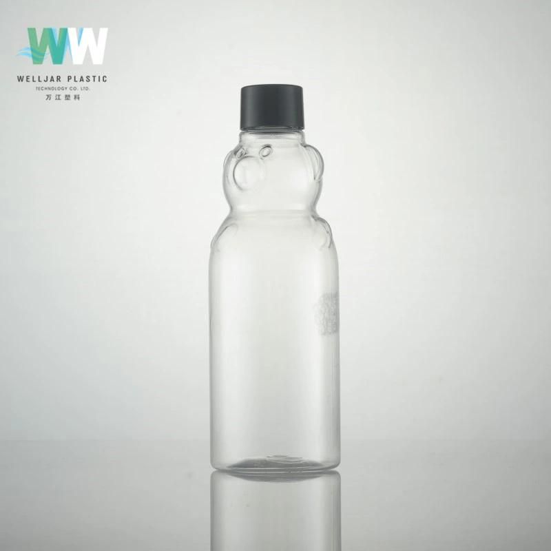 250ml Plastic Pet Bear Shaped Bottle with Lotion Pump