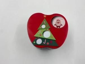 Apple Tin Box Christmas Candy Box Gift Tin Box