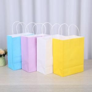 Customized Kraft Paper Bags Baking Takeaway Packing Bag Paper Bag Gift Clothing Handbag Customized Logo