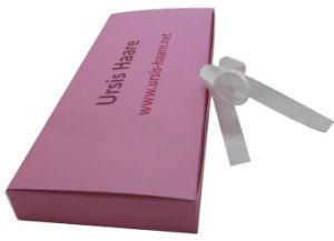 Folding Paper Hair Extension Box with Ribbon (YY-H005)