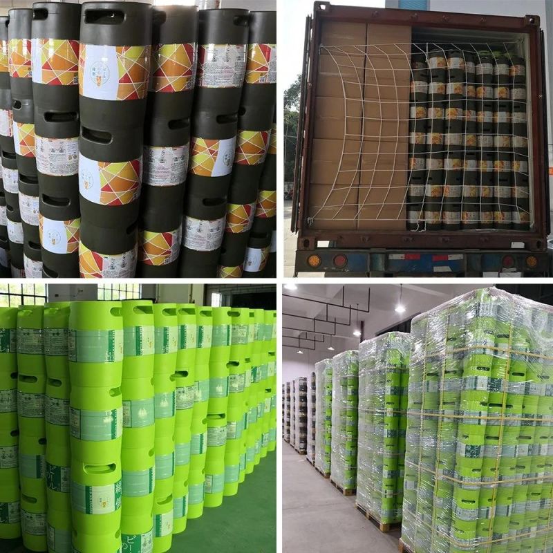 5L 15L 18L 20L 30L HDPE Plastic Beer Kegs with Plastic Spear/Inner Bags
