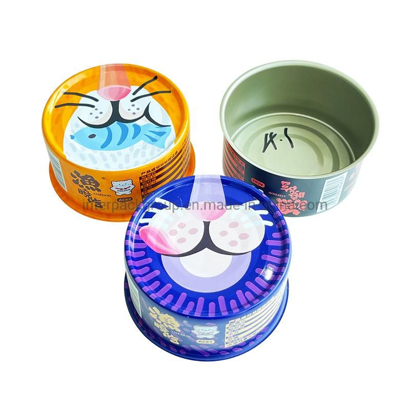 634# Pet Food Tin Can Little Tin Box for Food Manufacturer with Easy Open Lid