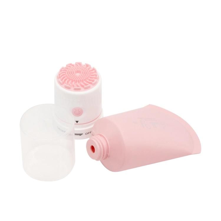 Vibration Massage Silicone Brush Facial Cleanser Tube