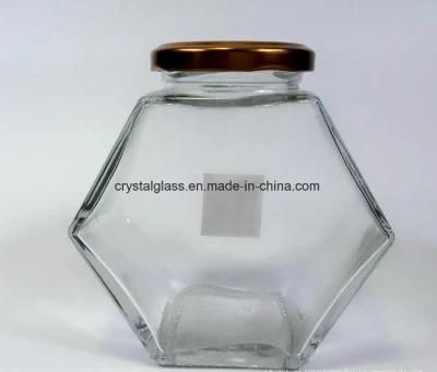 Honey Jam Preserve Glass Food Jar with Twist off Cap