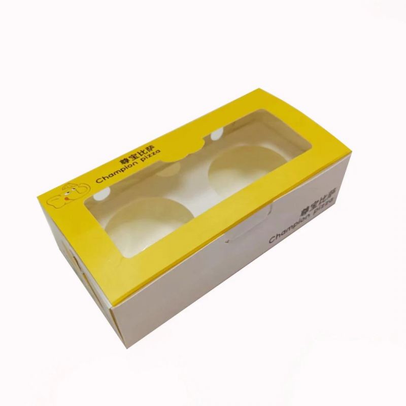 Customized Cmyk Printing Fold Food Grade Packaging Take Away Snack Box Container