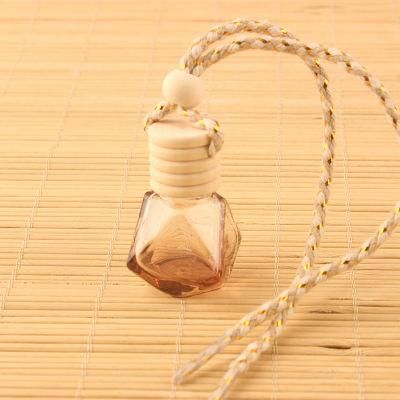 Car Hanging Empty Refillable Bottles Auto Perfume Diffuser Bottle Hanging Pendants Creative Essential Oil Bottle Ornaments