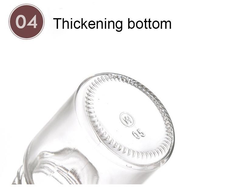 20ml 50ml 75ml Food Storage Container Bird′s Nest Honey Mini Shot Glass Mason Jar with Llid