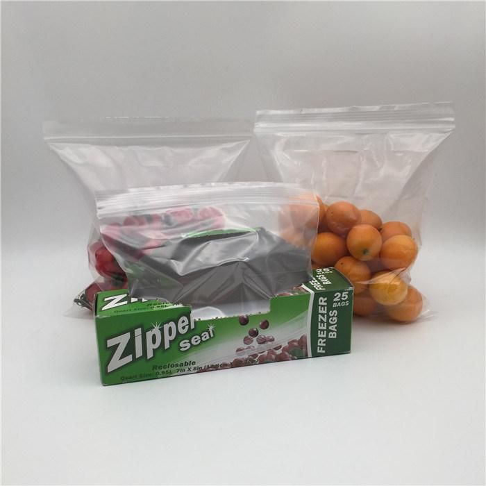 Transparent Plastic Waterproof Seal Zip Lock Tsa Quart Size Bag