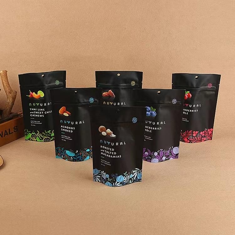 Custom Printing Design Food Grade Edible Smell Proof Child Resistant Flower Leaf Gummy packaging Mylar Zipper Bag with Window