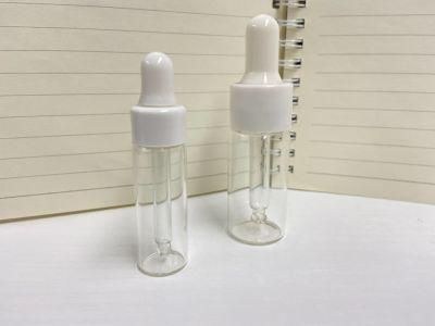 Demei OEM ODM Screen Printing Amber Glass Frosted Clear Glass Essential Oil Dropper Bottles