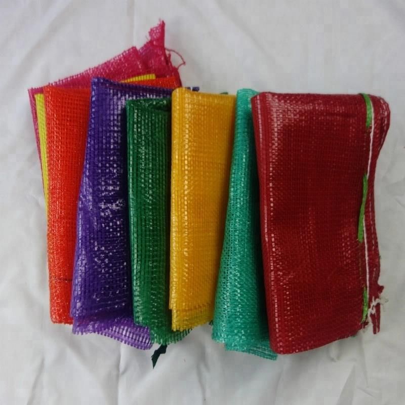 Drawstring PE Mesh Bag for Market Packing Potato and Onion