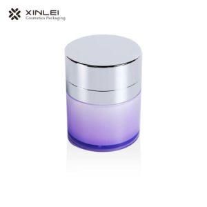 1.7oz Acrylic Airless Jar with Silver Cap 15ml 30ml 50ml