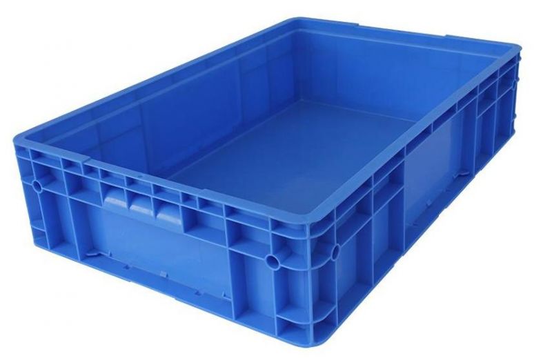 EU4615 H Box Plastic Turnover Box for Storage, EU Standard Plastic Box for Various Purposes