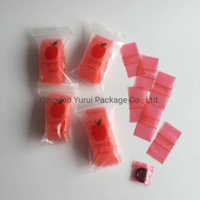 100% LDPE Virgin Material Reclosable Mini Packaging Apple Bag