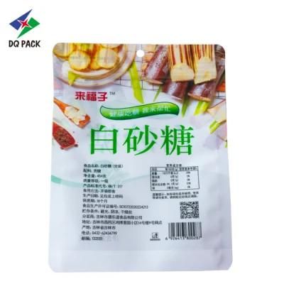 Dq Pack Flexible Packaging Bag Custom Printed Mylar Bag Reusable Zipper Bag Stand up Zipper Pouch for Coconut Palm Sugar Packaging