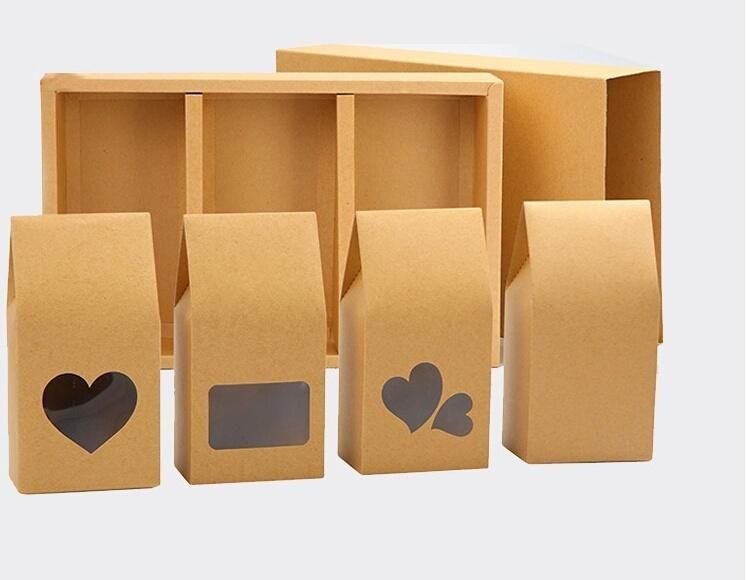 Recyclable Custom Wholesale Luxury Packaging Kraft Paper Box Cookies Chocolate Box