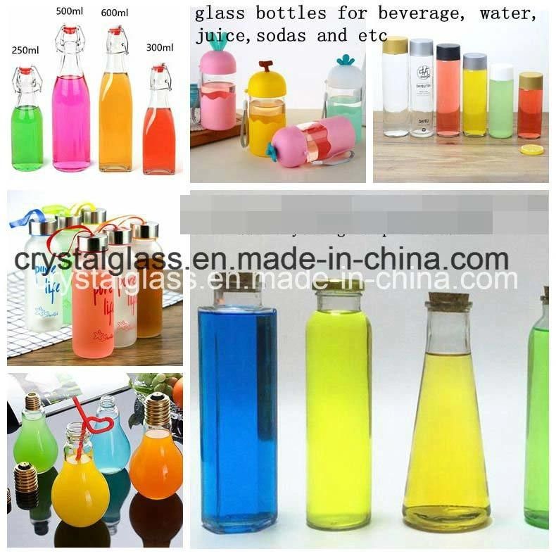 450ml 700ml Colorful Glass Lotion Bottle