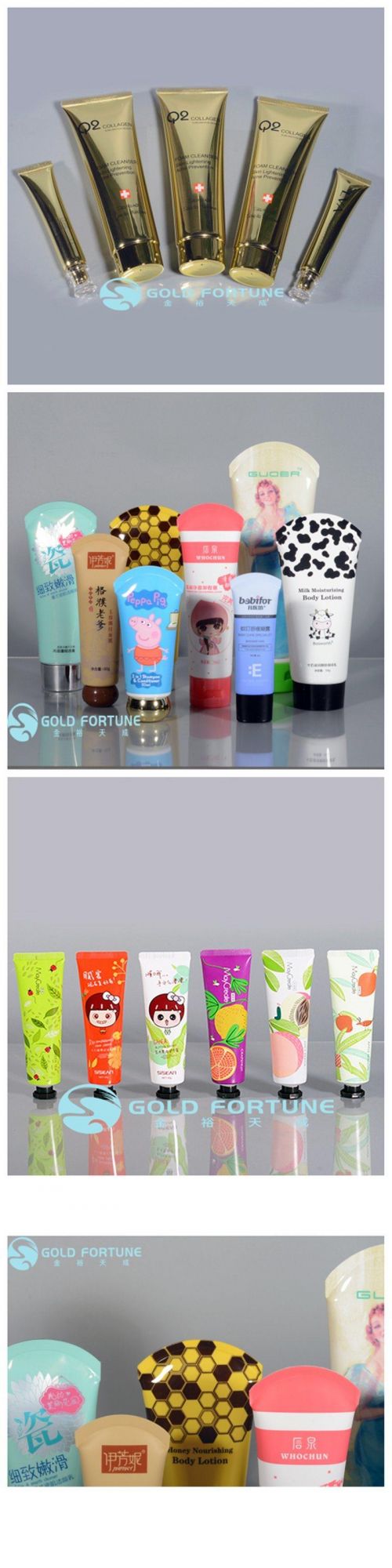 100ml Body Lotion Cosmetic Plastic Soft Tube Cosmetic Tube Package