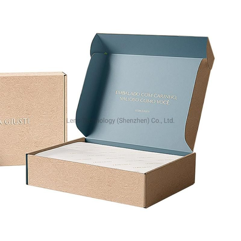 Different Color Corrugated Mailer Shipping Packaging Box