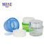 OEM 50g Green Blue Transparent Luxury Cosmetics Cream Jar