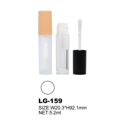 Cosmetic Packaging Lipgloss Tubes Round Shape Lip Gloss Container