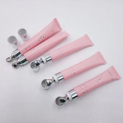 Factory Custom Pink Eyes Cream Tube with Massage Head Packaging