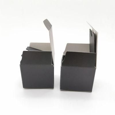 Matte Black Paper Custom Wholesale Foldable Packaging Gifts Box