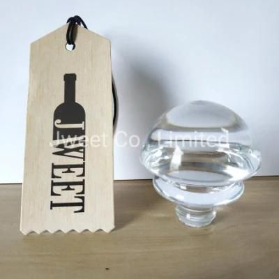 Luxury Design Mushroom Shape Crystal Screw Cap for Liquor Bottle