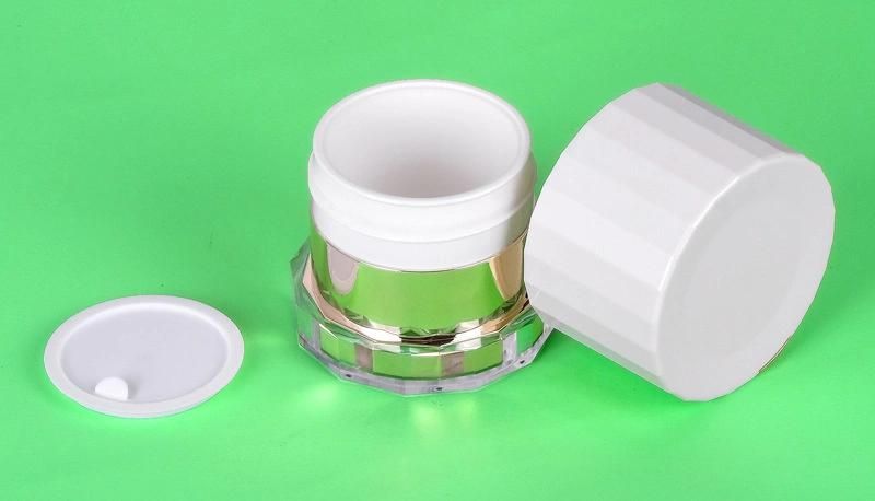 50g High Quality Round Plastic Jar Container Skin Care Cosmetic Cream Jar Plastic Jars with Lid