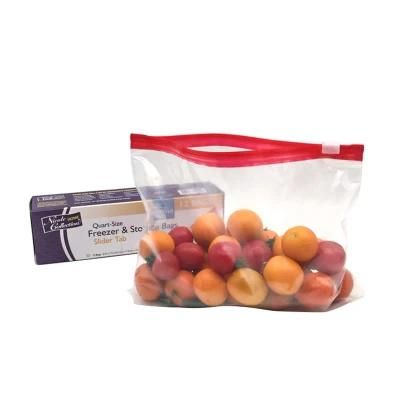 Slider Ziplock Storage Zipper Plastic Packaging Bag