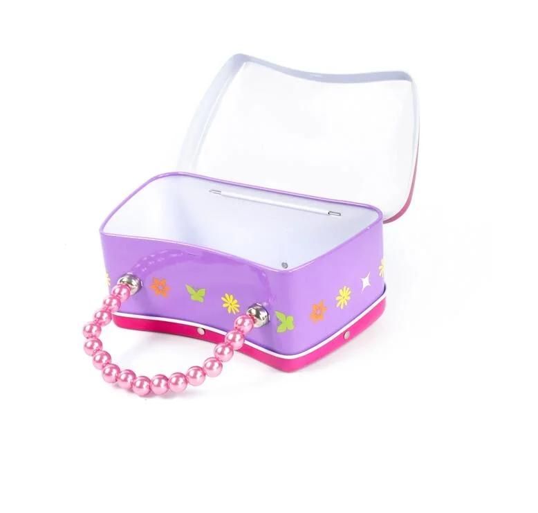 Wholesale High Quality Butterfly Tin Lunch Box Perfect for Children ′s Day Gift