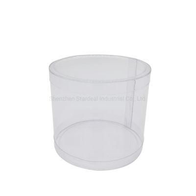 Round PVC Clear Box Plastic Cylinder Packaging