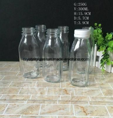 Clear French Square Beverage Glass Packing