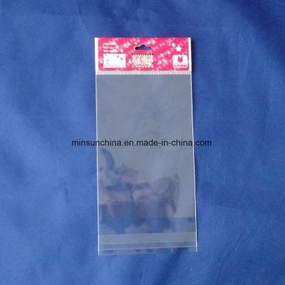 OPP Clear Card Head Plastic Packaging Bag with Hanging Hole